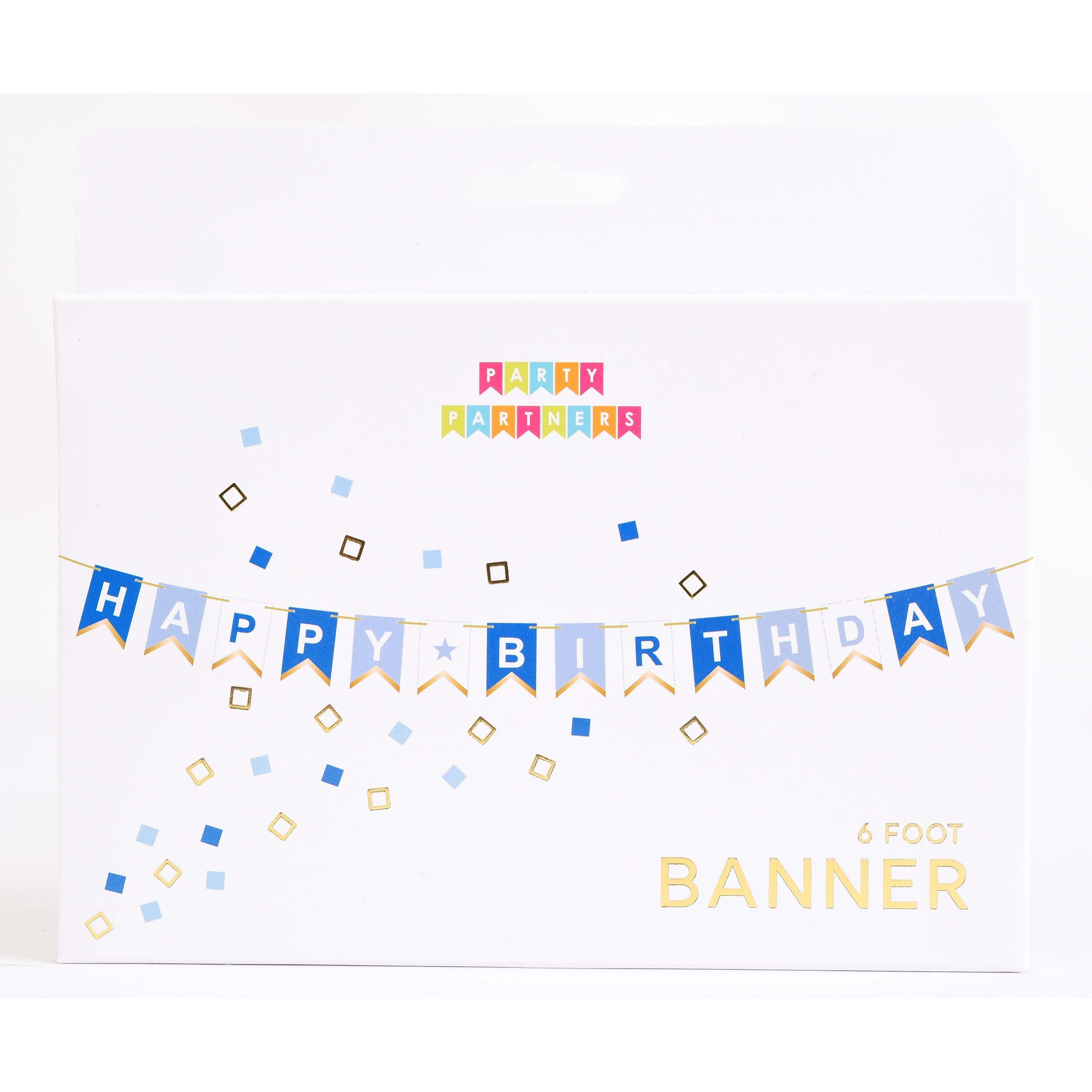 Banner -  Happy Birthday Blue